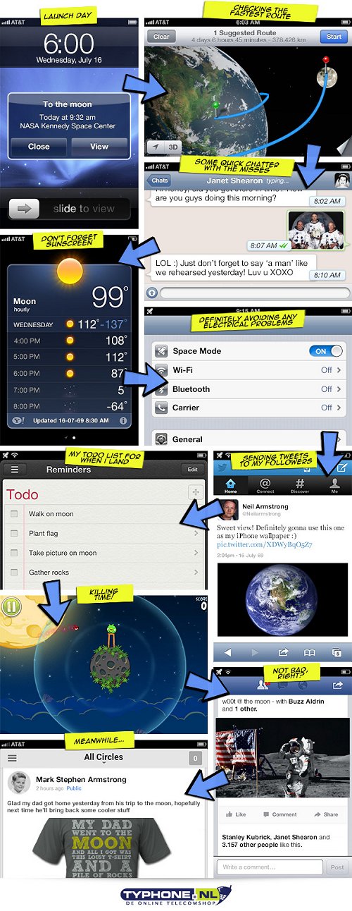 What if Neil Armstrong had an iPhone