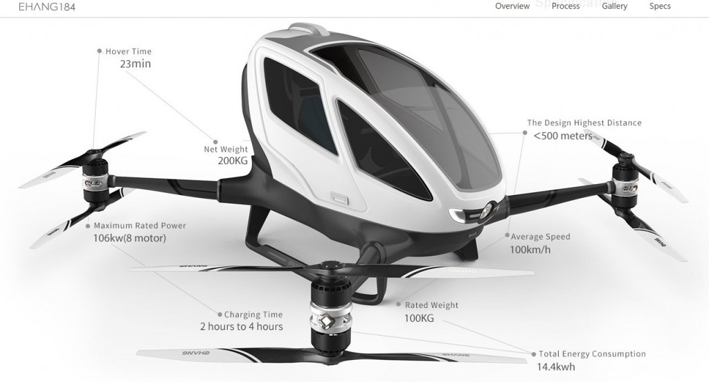 Ehang184-specs