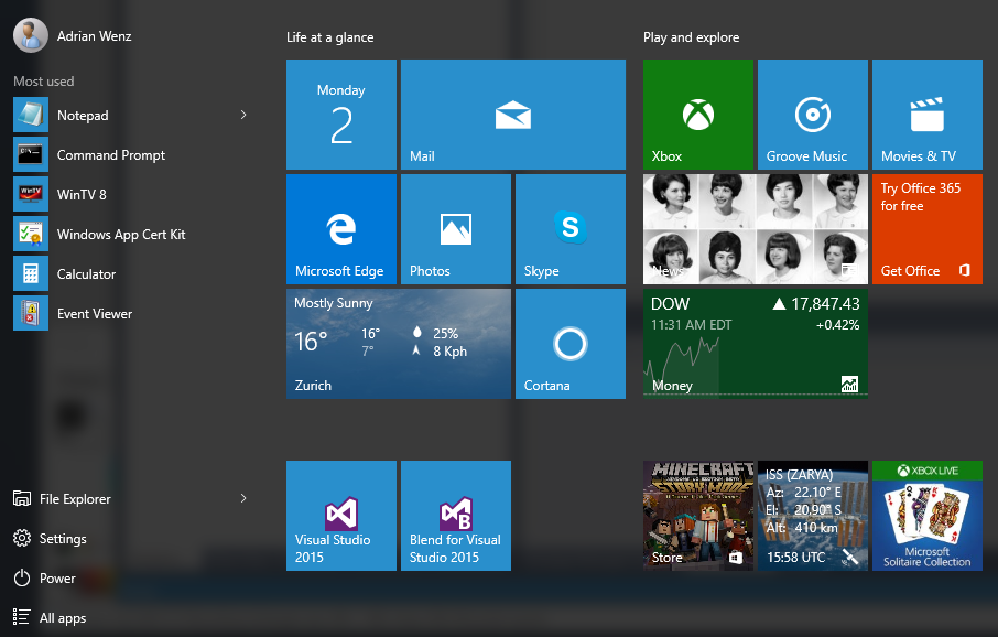 PinningToWin10StartMenu