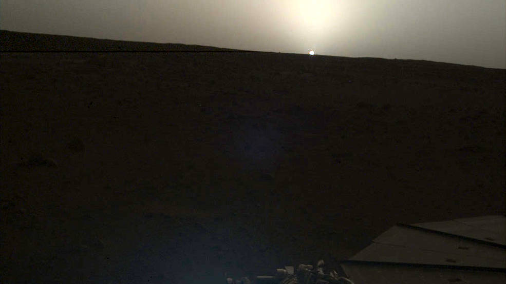 Insight captures a sunset.