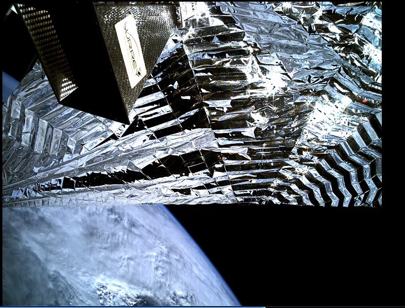 TechDemoSat-1 sail deployed May 2019