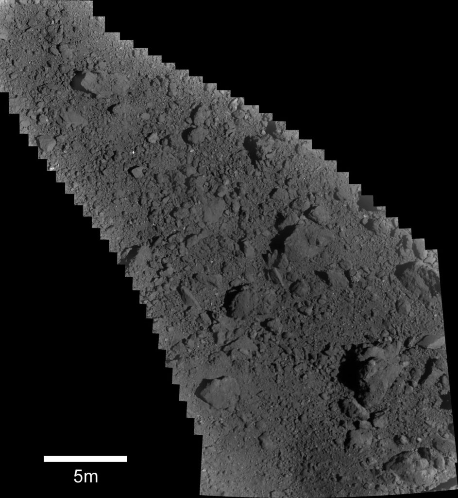 Image of Ryugu surface