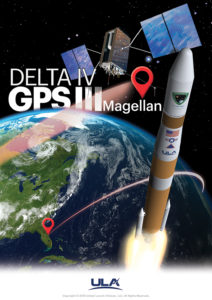 ULA Delta IV GPS III Mission Art