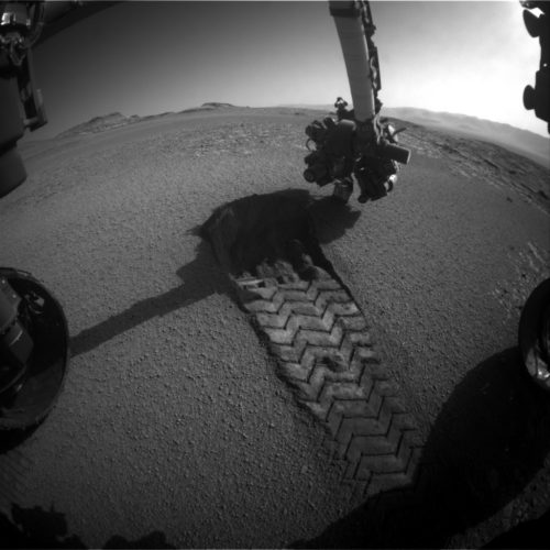 Curiosity Front Hazard Avoidance-Camera-Left-B-Sol-2557-October-16-2019