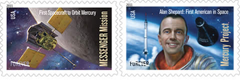 2011 US Space Stamps
