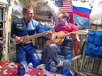 Guitarists in space
