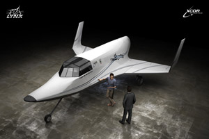 XCOR Lyxnx suborbital spaceplane 